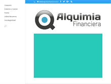 Tablet Screenshot of alquimia-financiera.com